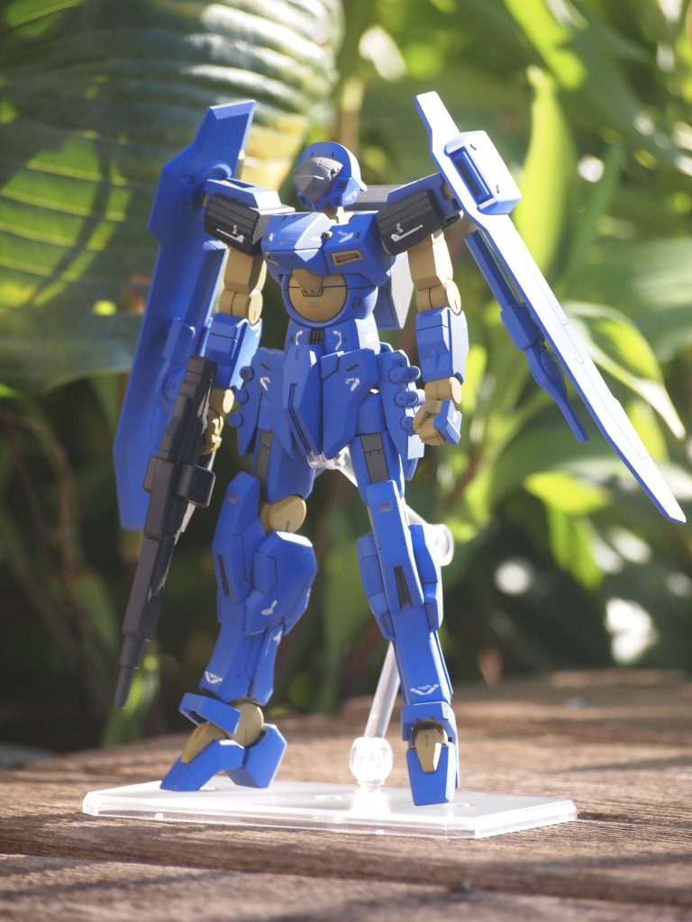 塗膜が剥がれるの怖くて動かしていませんが、いい感じに細マッチョ感が出たと思います！