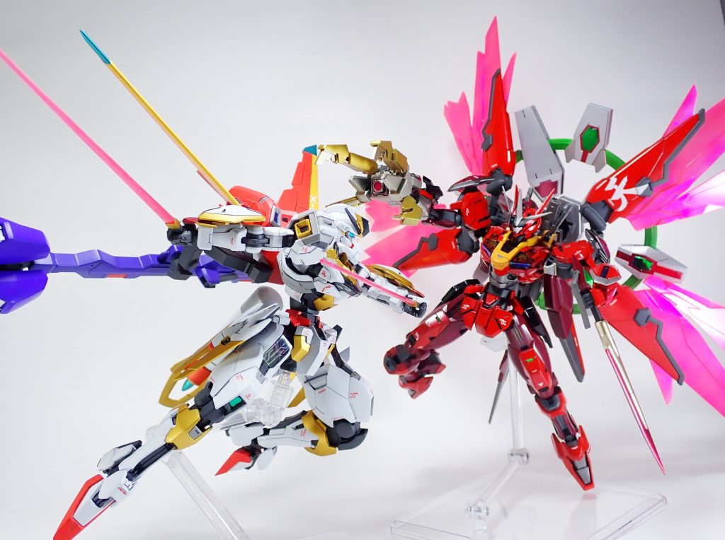 以前作ったランスロットカラーのキャリバーンと。単にこれがやりたかっただけではあります。