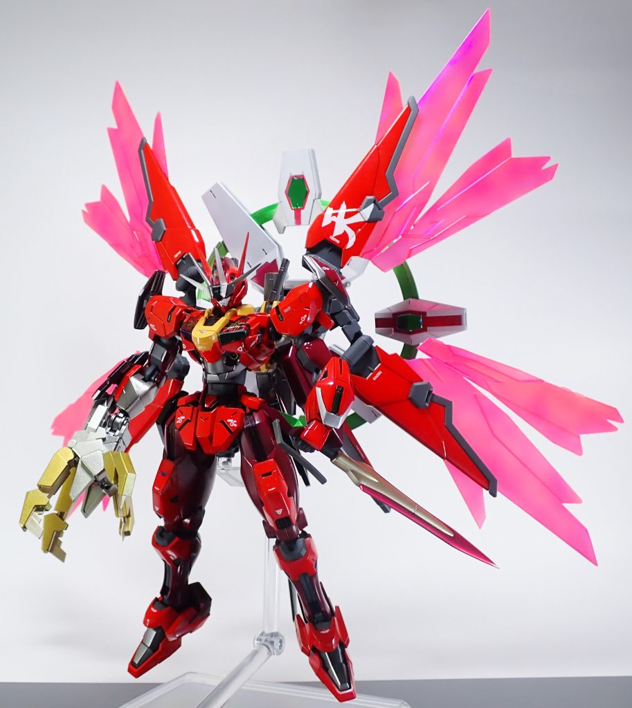 改修点・頭部アンテナの一部をプラ板で作り直し。・腹部を1㎜延長。・肩関節の胴体側を1.5mm延長。