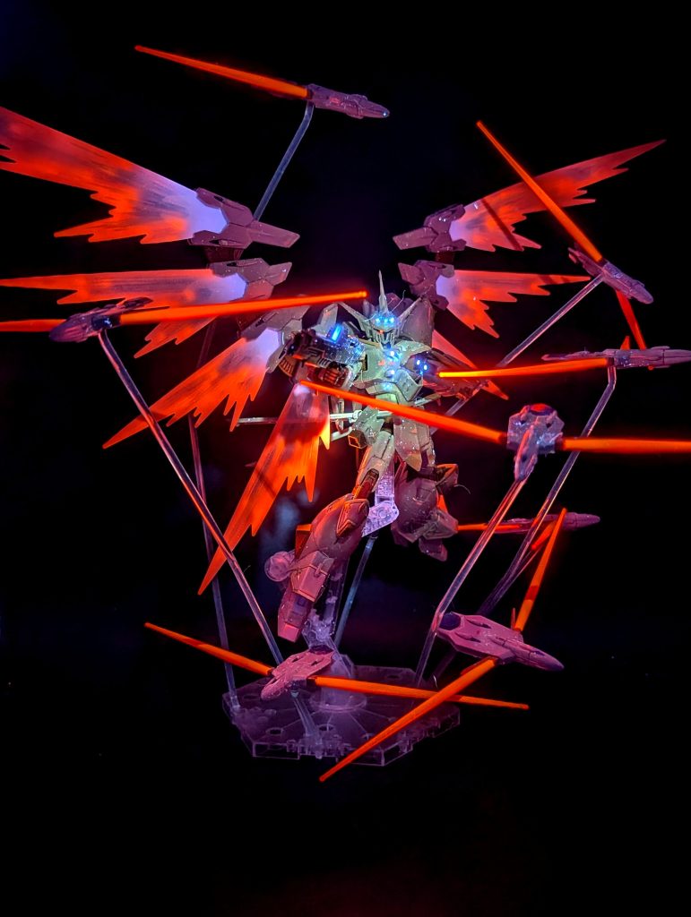 HG ブラックナイトスコードカルラ② 蛍光発色+ディティールアップ–5枚目/制作者：しうまい