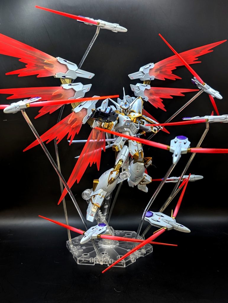 HG ブラックナイトスコードカルラ② 蛍光発色+ディティールアップ–4枚目/制作者：しうまい