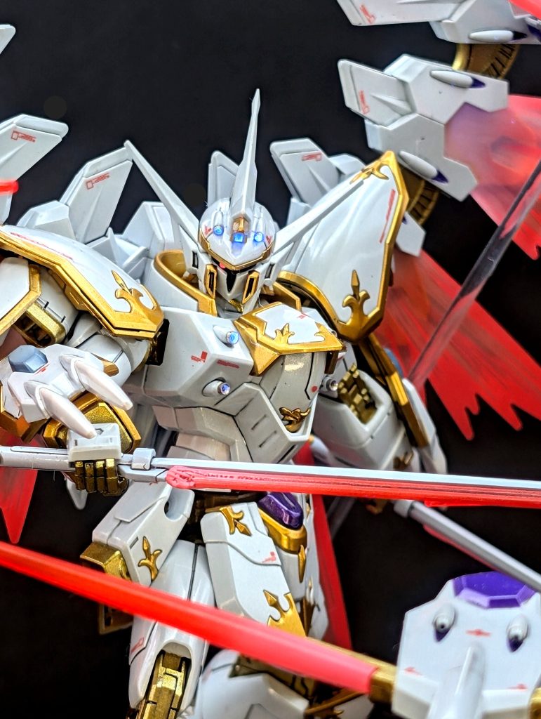 HG ブラックナイトスコードカルラ② 蛍光発色+ディティールアップ–9枚目/制作者：しうまい