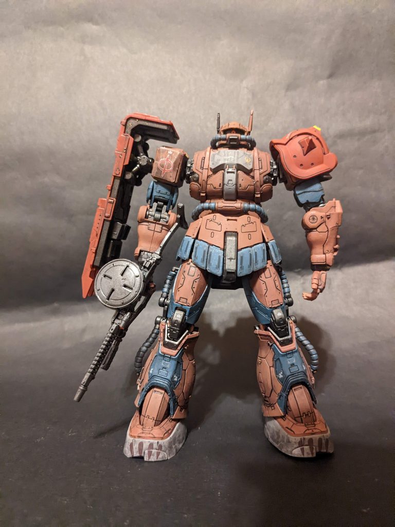 素立ち正面ディティール細かくて墨入れが楽しい