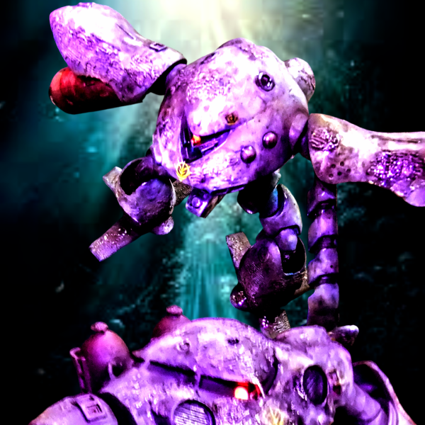 旧キット　ズゴックＥ＆ハイ・ゴッグのエアブラシ塗装＆ウェザリング編となります😁