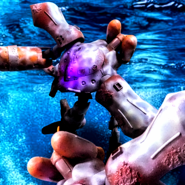 今回はHGUCハイ・ゴッグで「フジツボモールド」をポリパテで再現してみた💦