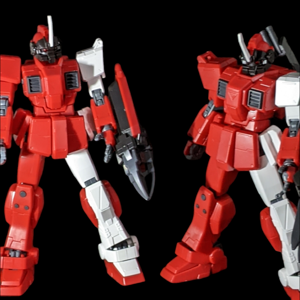 ジムRRの余剰パーツで、