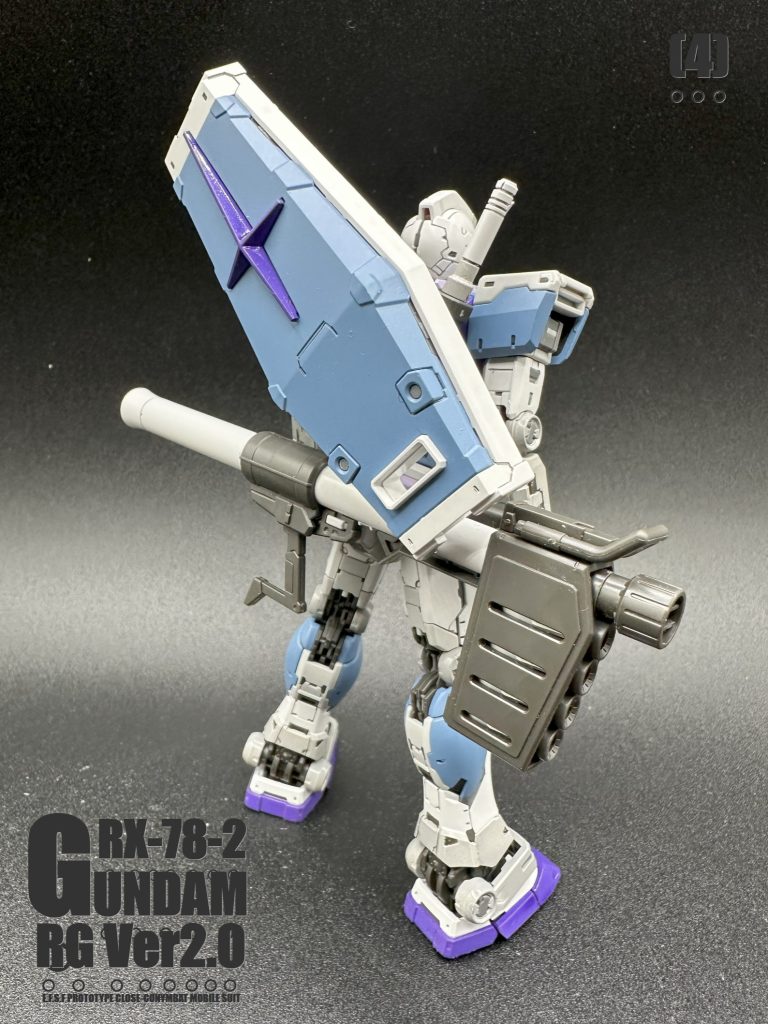 オーソドックスな後方斜め上からのショット