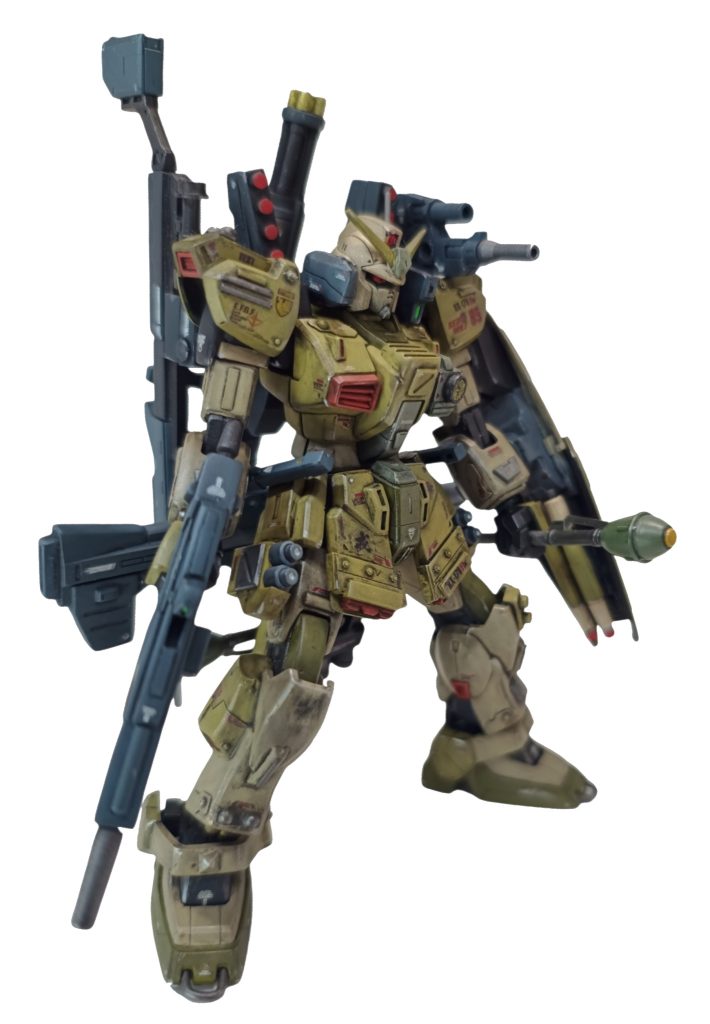 シュツルムファウスト＆機関砲構え〜！*こちらは、未だに積んであるケンプさんからクスねたものです。