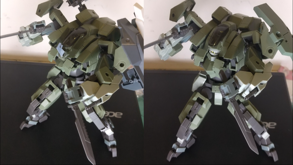 本機の特徴としてティエレンの重装甲と力強さ、アヘッドの機動力を合わせ持った機体として完成している。また、超兵用や砲撃型に換装する拡張性も持っている。また、本機は擬似太陽炉と熱核ロケットエンジンのハイブリッドであるため、GN粒子による自由移動力と、ロケットエンジンによる爆発的な推進力を誇る。