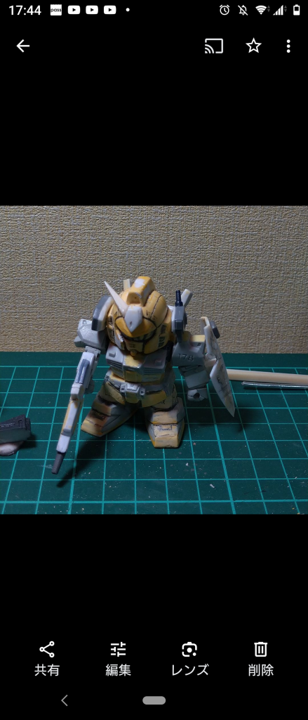 今のSDの頭身を観すぎ慣れして制作に影響していた模様。