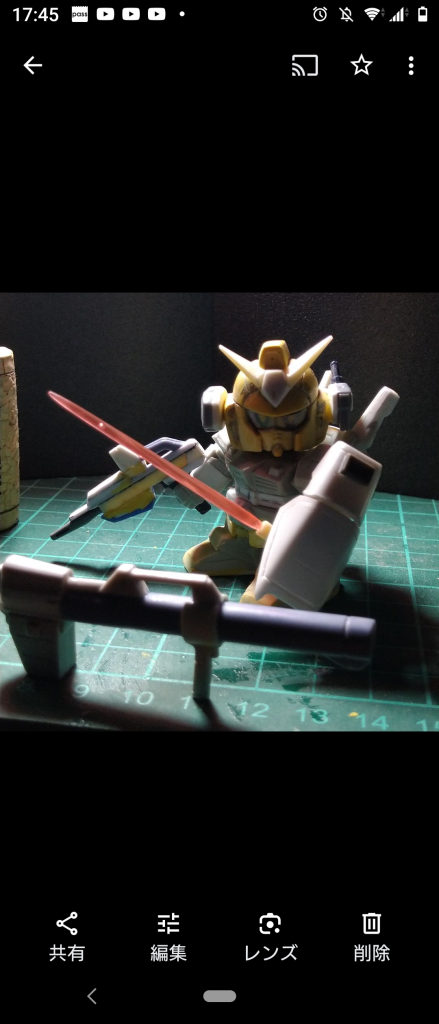 昔ながらのSDガンダムって感じが出ていて好きな画像です。(おっさん視点)