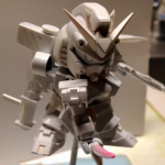 頭部　角加工　眼の上の最適化眼にプラ板１ミリ左右に貼る腕　４分割し　軸(ポリ素材[…]