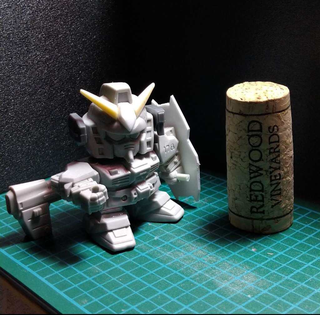 画像撮影が2021年!?どうやら3年前に制作していた様です、時の経つのは早い。。。(おじいちゃんか)そろそろ完成させようかなぁ。(gundam-kao8)