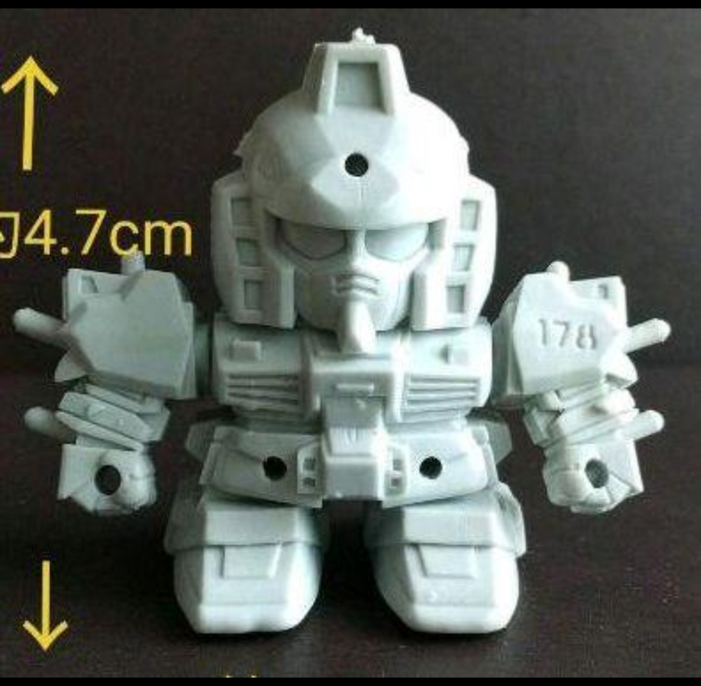 原型様降臨。(gundam-kao2)SDガンダムフルアーマーガンダムマーク2ガシャポンのガン消しで他のガンダムくんも有りましたね。