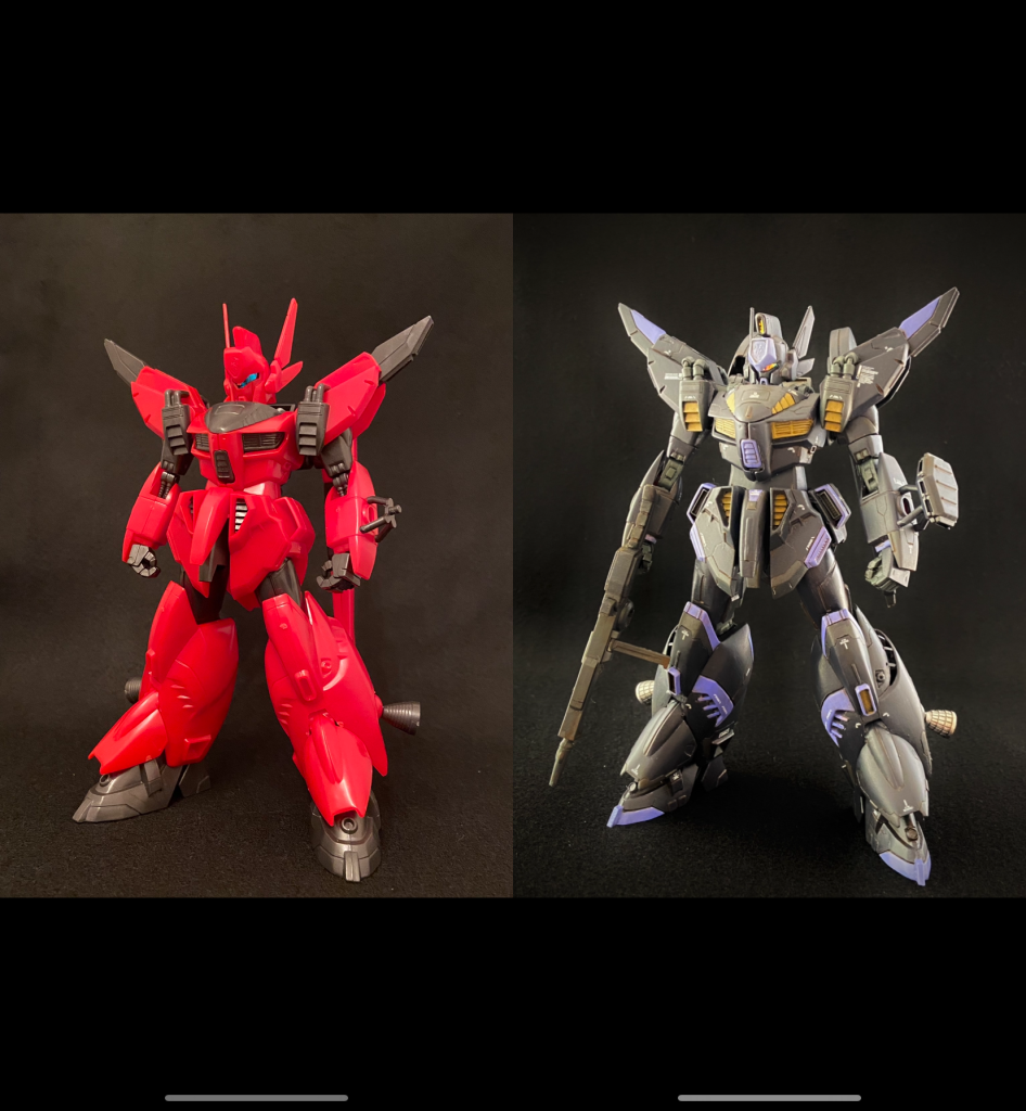 Before&Afterです。頭部と足首の小型化がイメージの変更に特に大きく寄与したと思います。