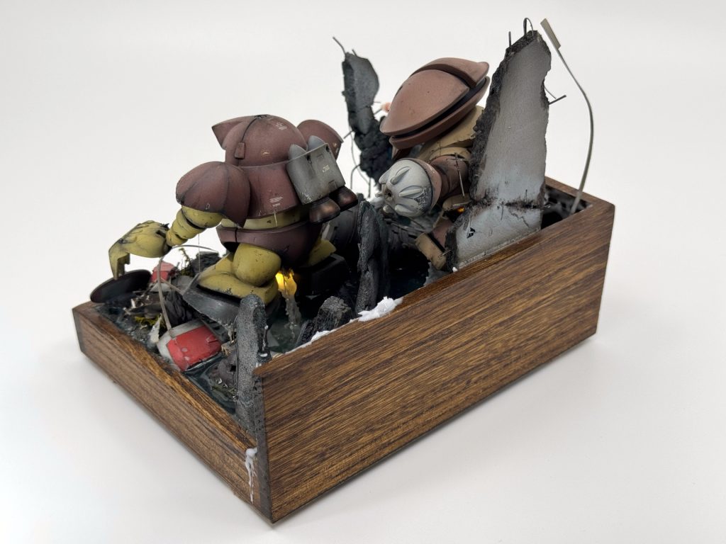 背面からのアングル