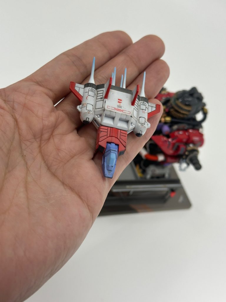 おまけで製作したコアブースター。スペースの都合で設置せずですが無理くりジオラマに設置も可能です。