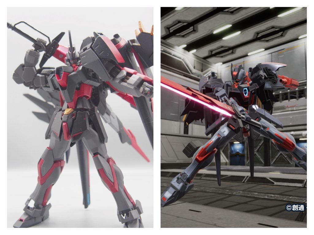 実際のゲーム内との比較(だいぶ似せられたんじゃないかな)