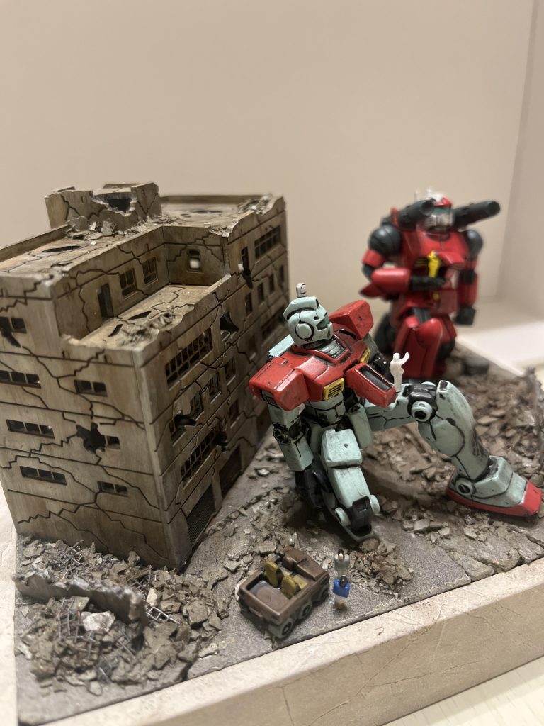 ガンキャノン＆ジム市街戦終了–3枚目/制作者：たかくん