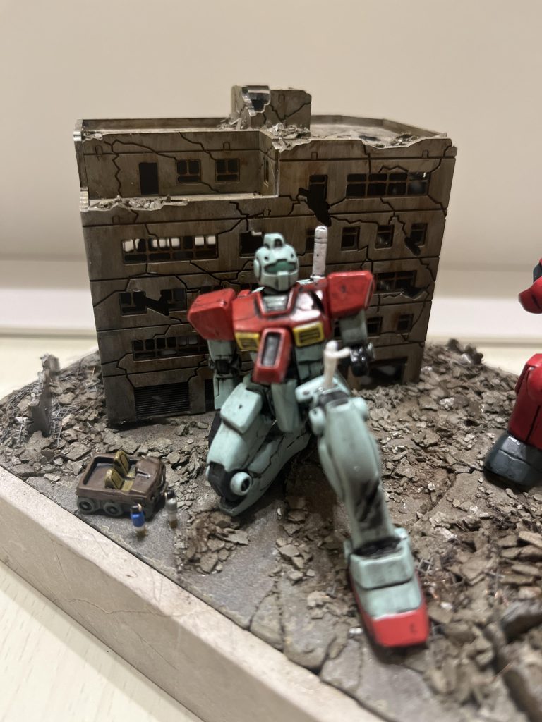 以上です。次は1/144サイズの市街地ジオラマを作りたいと思います。