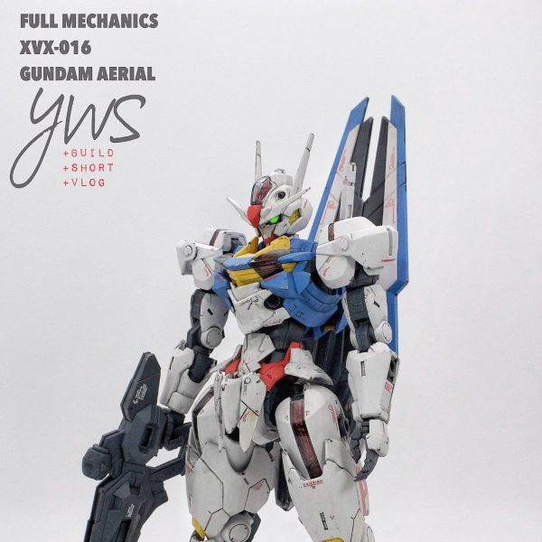 ガンダムエアリアル成形色仕上げ