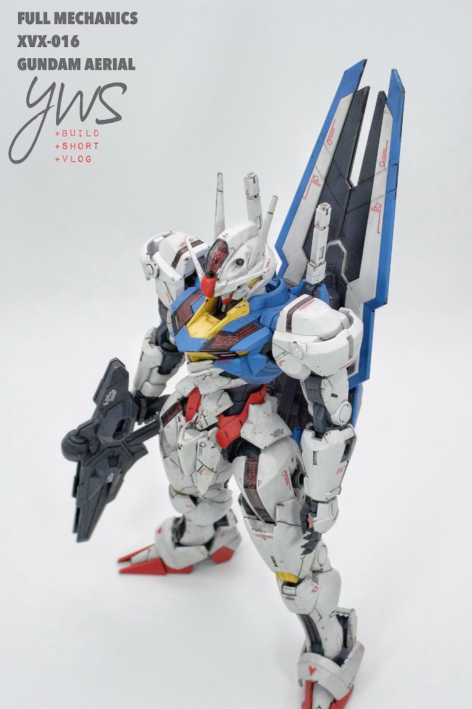 ガンダムエアリアル成形色仕上げ–2枚目/制作者：YuuWorkShop