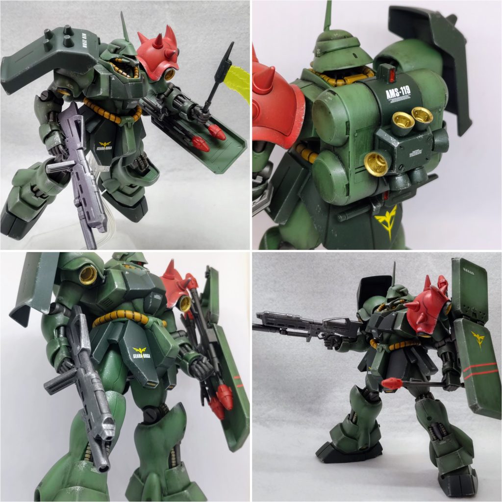 HGUC ギラ・ドーガ レッドショルダーカスタム–8枚目/制作者:りゅあり