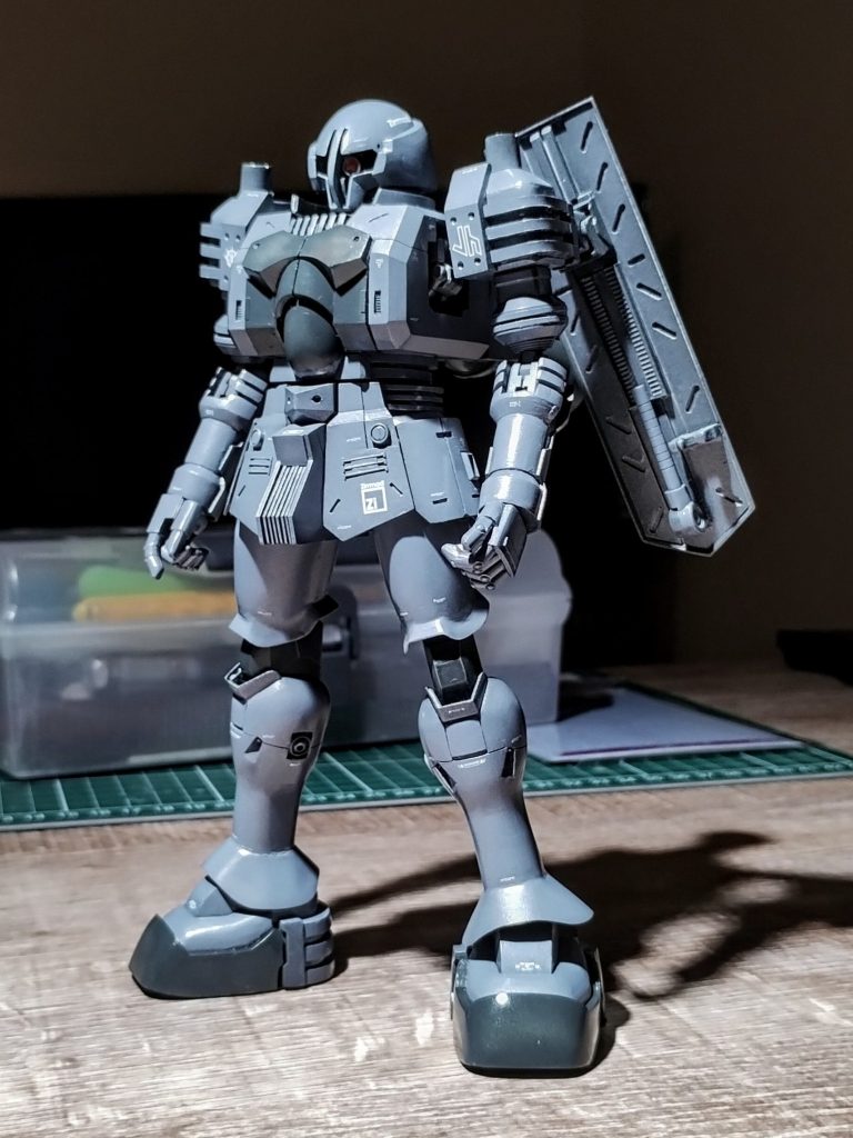 最後にダメージ・汚し前のクリーンな塗装状態です。もっとグラデーション強くてもよかったですね。 ここまでご覧くださりありがとうございます。だいたいいつもニッチな層をターゲットにしていきますので、今後ともどうぞよろしくお願いします。