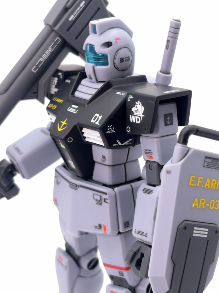 HGUC ジム（ホワイトディンゴ隊仕様）–5枚目/制作者：ハヤマオ