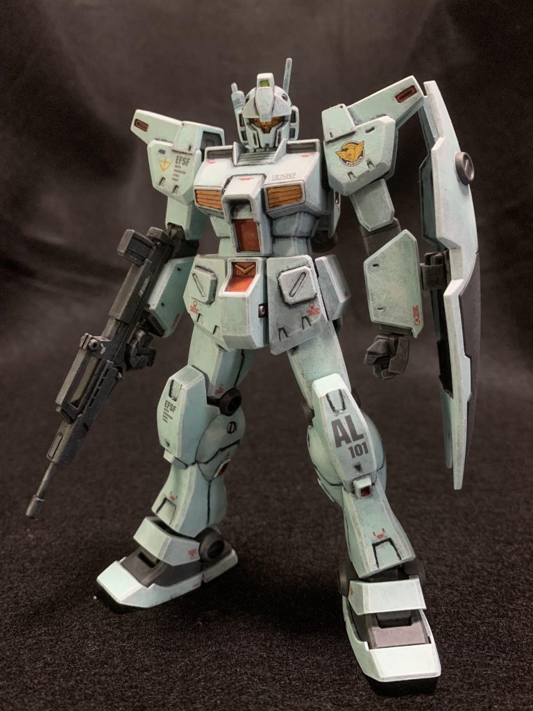 HGUC ジムカスタム–2枚目/制作者：ベーヤン