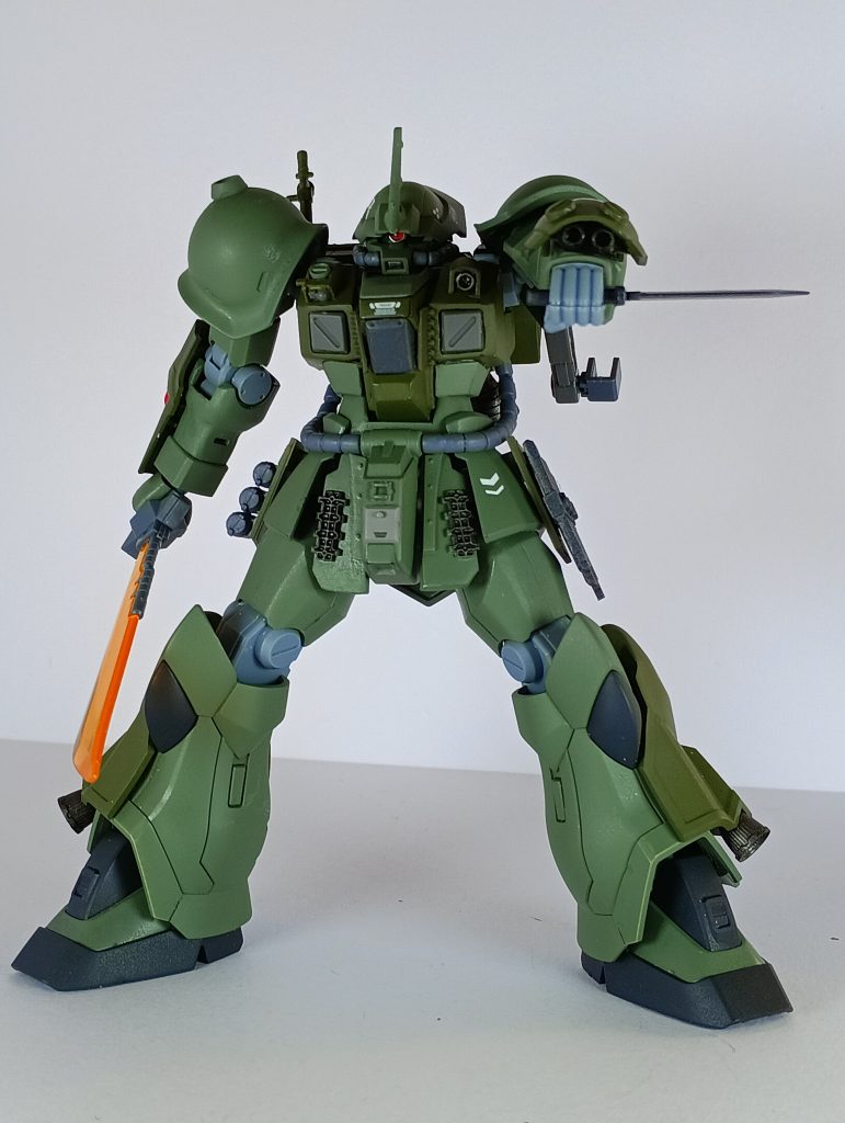 左腕の装甲には2連装のバルカンを仕込んでいます。最後までご覧いただきありがとうございます。