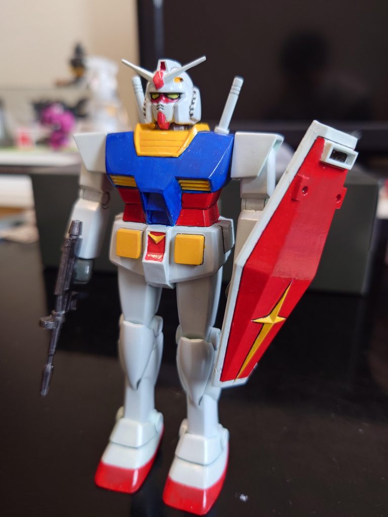 旧キット　1/144ガンダム–2枚目/制作者：キラメキ