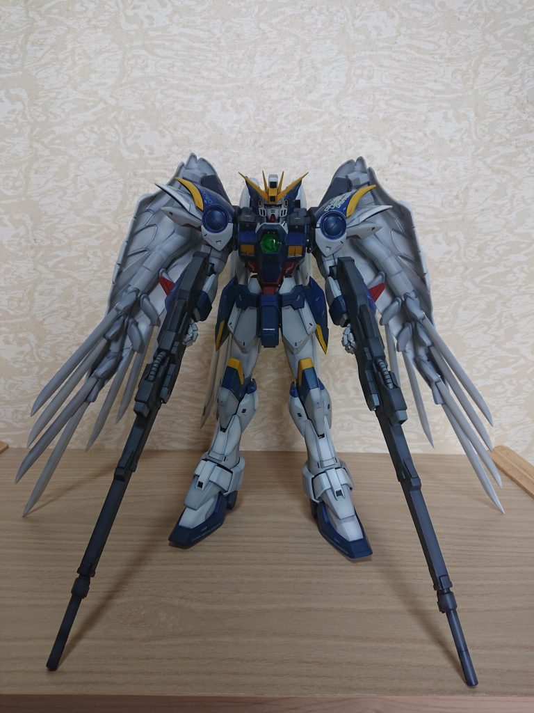 この機体は今は手元に無く、友人の娘さん(ウイングガンダム好き)の所に貰われていきました。今は大事にされていると思います(わかんないけど) 閲覧ありがとうございました。