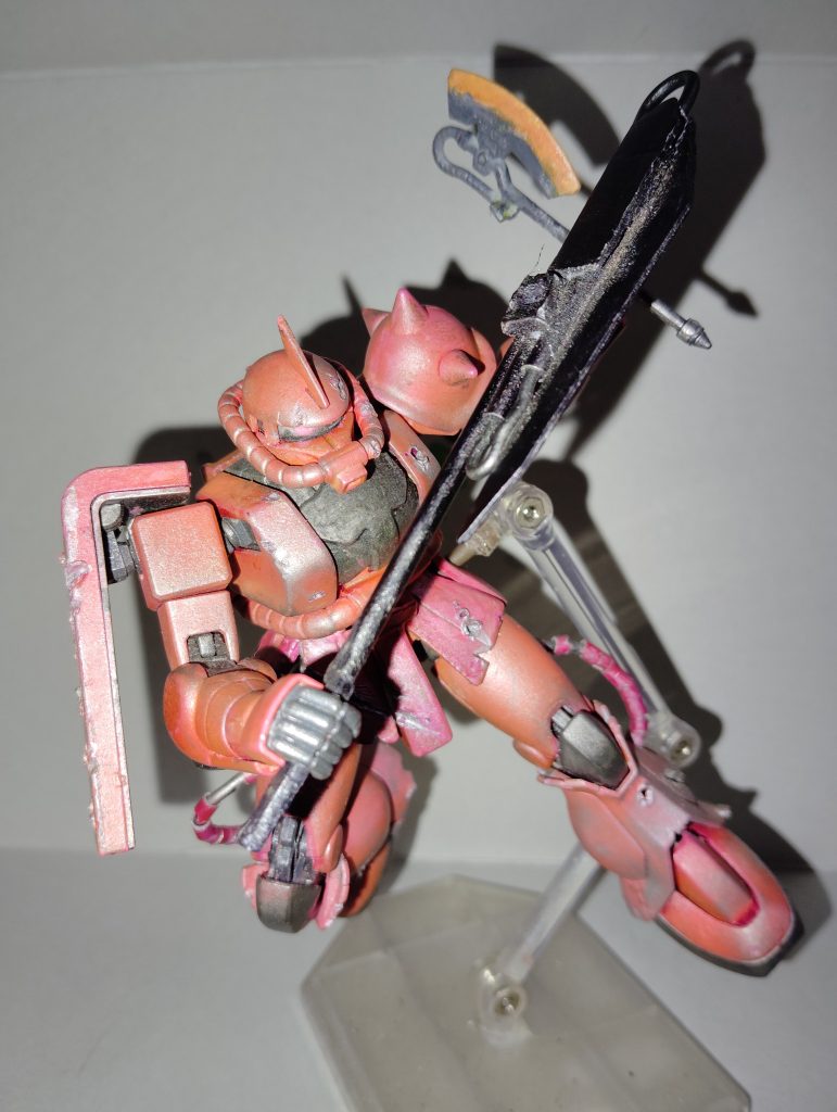 ヒートホークと合わせて。…こう見るとヒートホークが爪楊枝に見えてくるくらい小さいな()