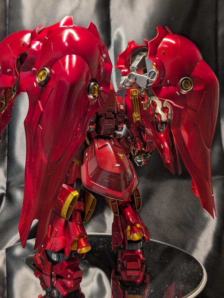 バックショットバーニアを追加したり、スチールボールを散りばめたりしたけれど、やはり写真ではわからず!残念。