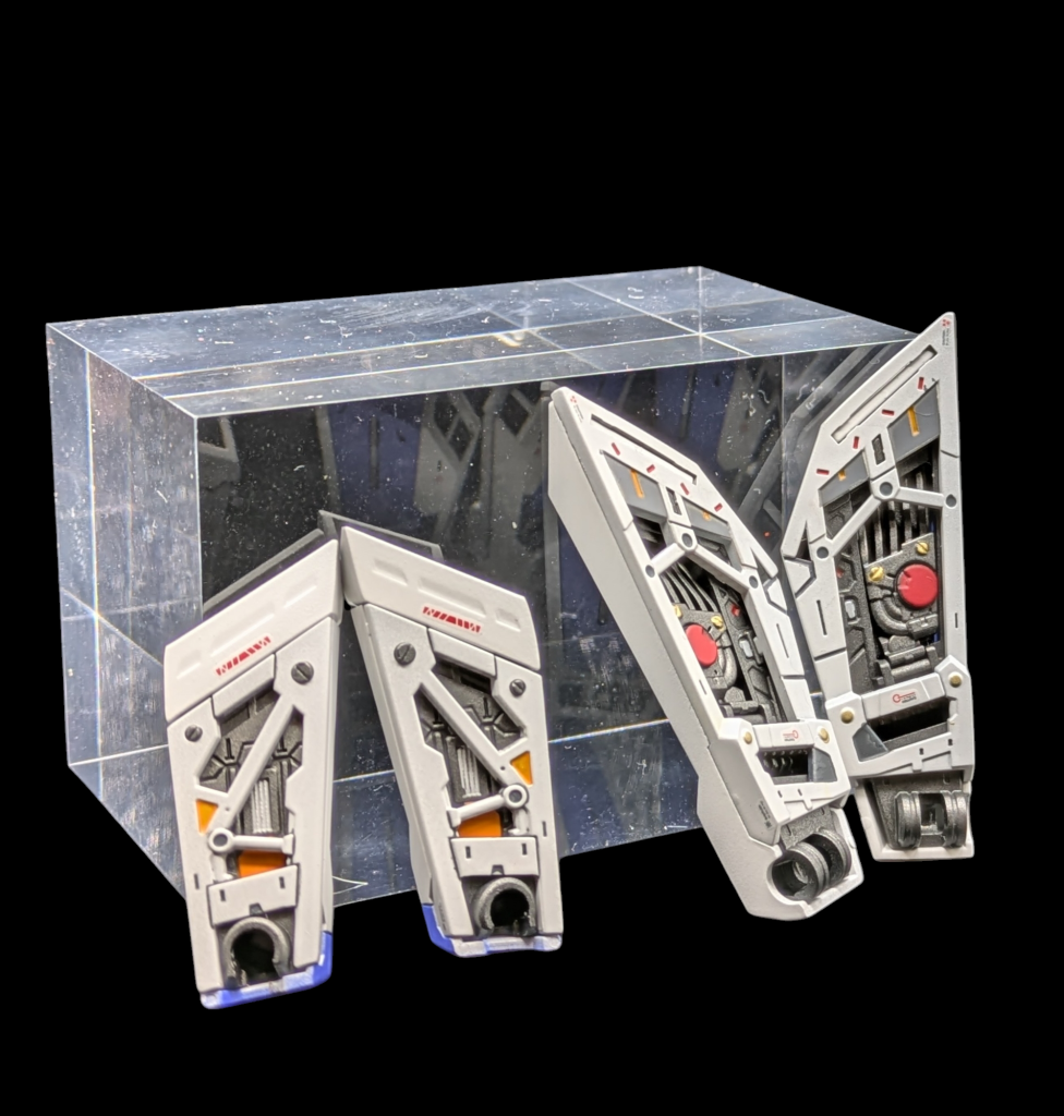 フロントスカート、リアスカート裏、細かいところを塗り分けると情報量が上がりますね