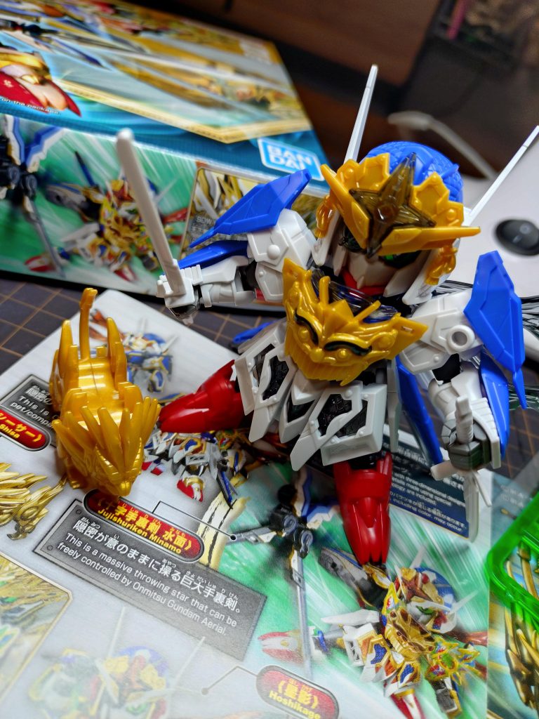 素組み運良く手に入った喜びからスピード仕上げです!この流れでまたSD製作にシフトチェンジします。