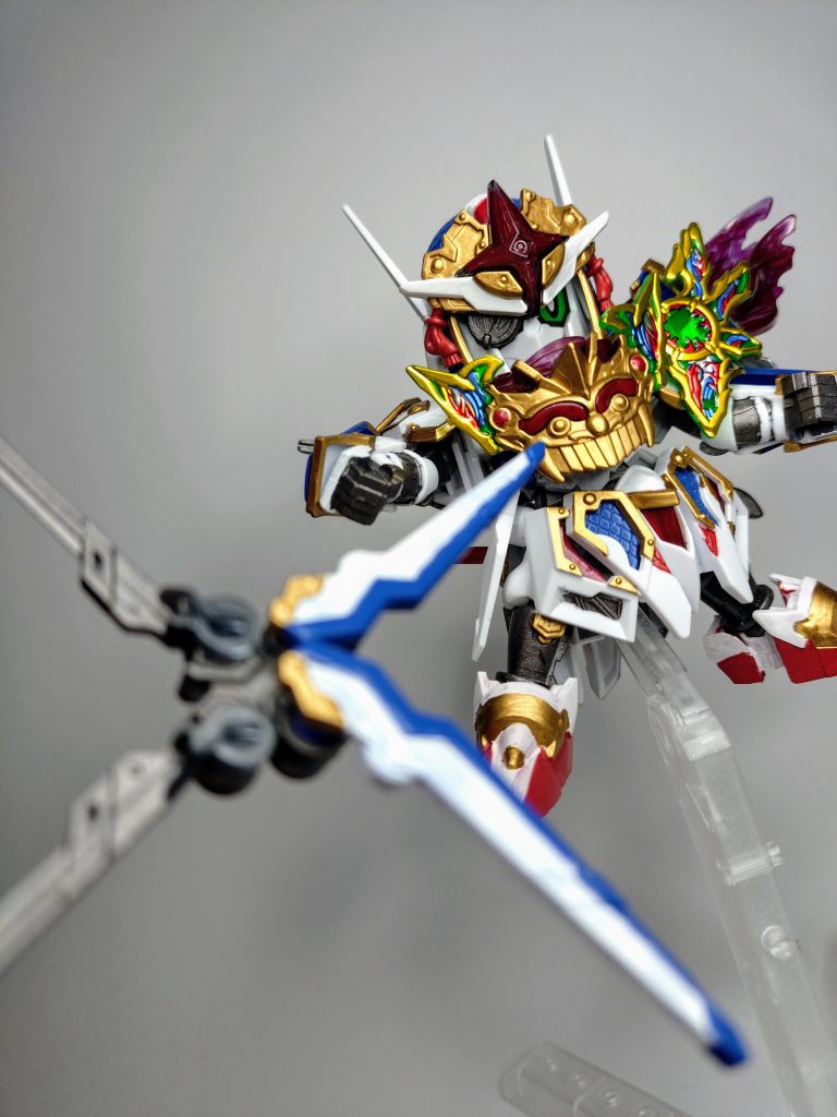 《十字手裏剣 水面》忍者キャラの定番、大型手裏剣です。説明書のポーズをやるとマフラーが取れるんですけどね…