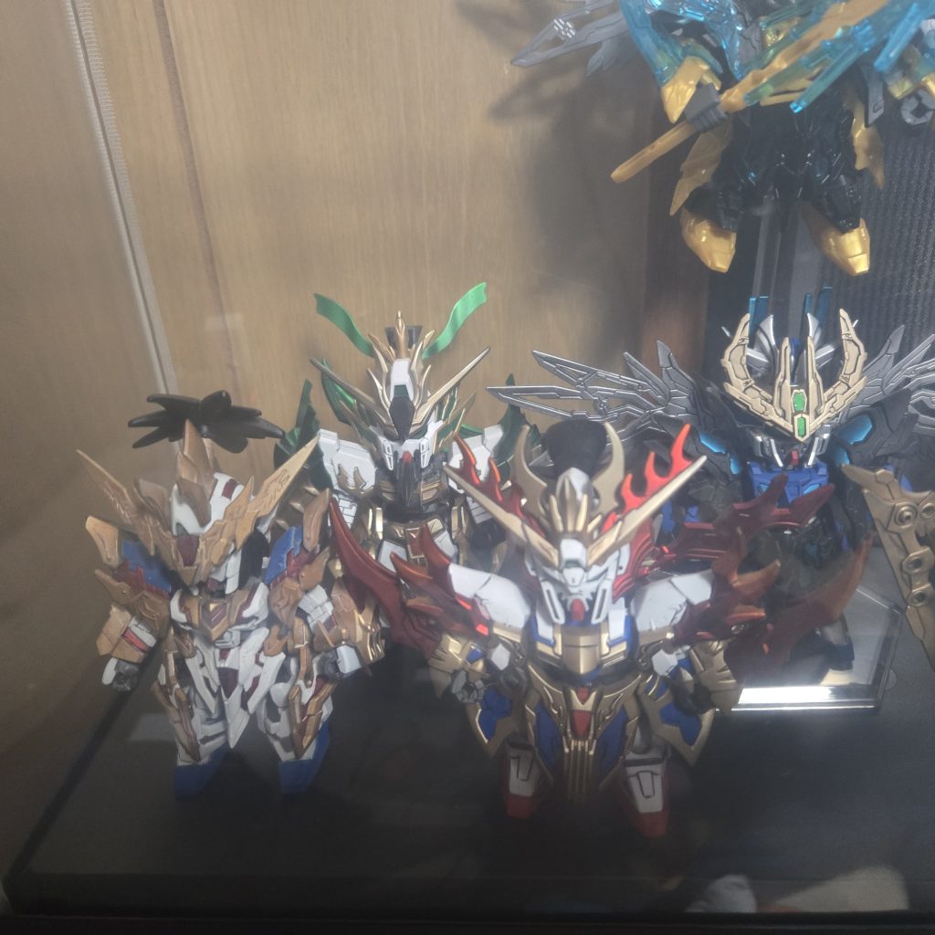 劉備、関羽、張飛、曹操劉備は個人的には失敗作なんですが時間が立つと普通に見えて謎なんですよねー