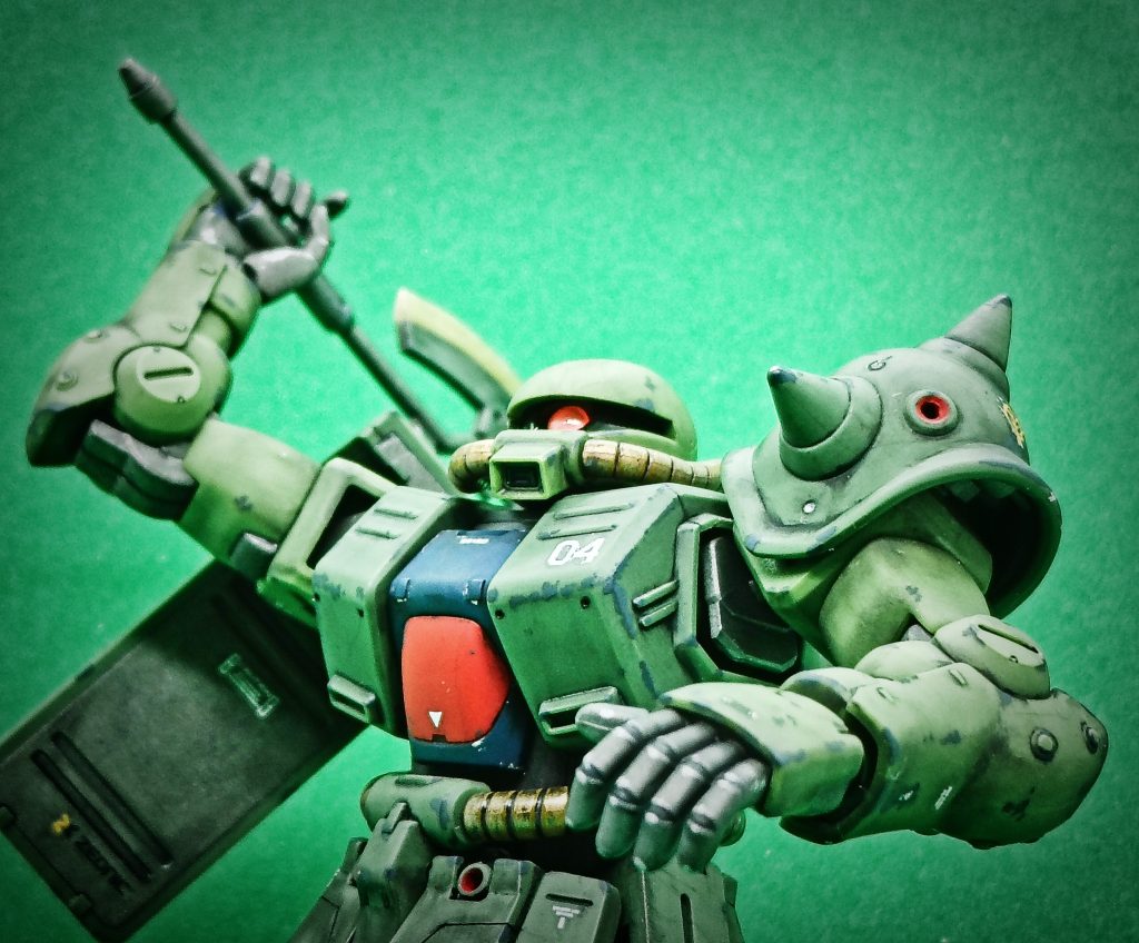 アップショットです。モノアイはいつものHアイズで。 