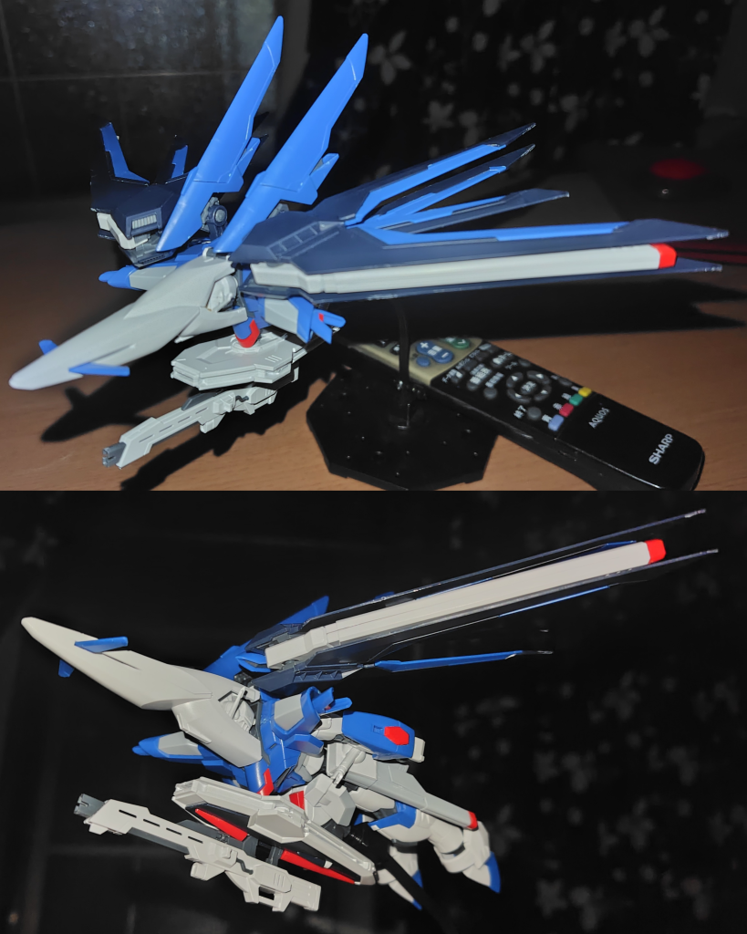 簡略化されたMA形態を上下から撮影。