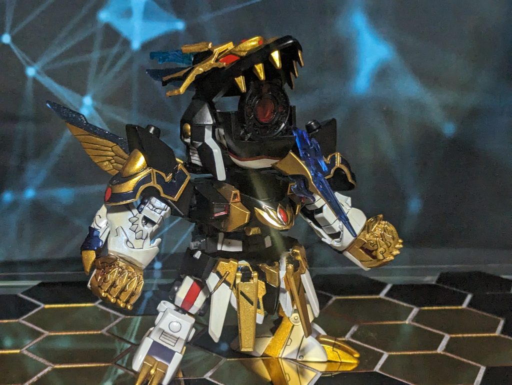 マルスギア外して魔龍モード口内部にはダークグラスパードラゴンの魔法陣を配置。