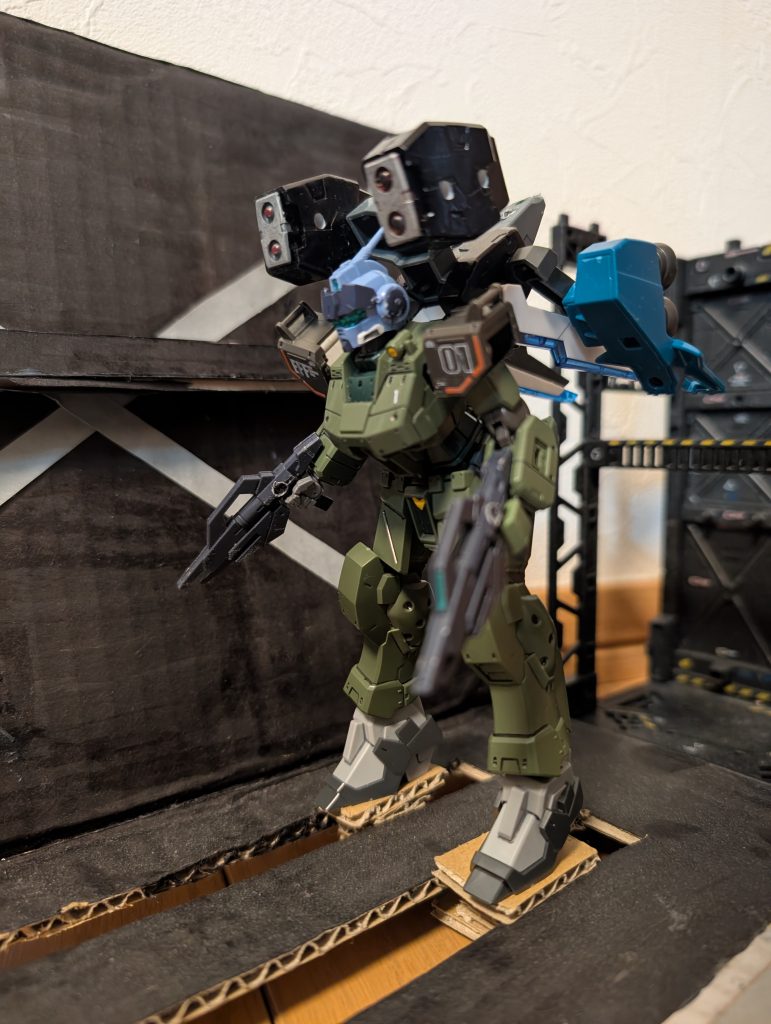 Mk-IIパイロット「ガンダムスパルタンMk-II！出るぜ！」ガンダムスパルタンMk-II発進！！(何気に自作カタパルト)