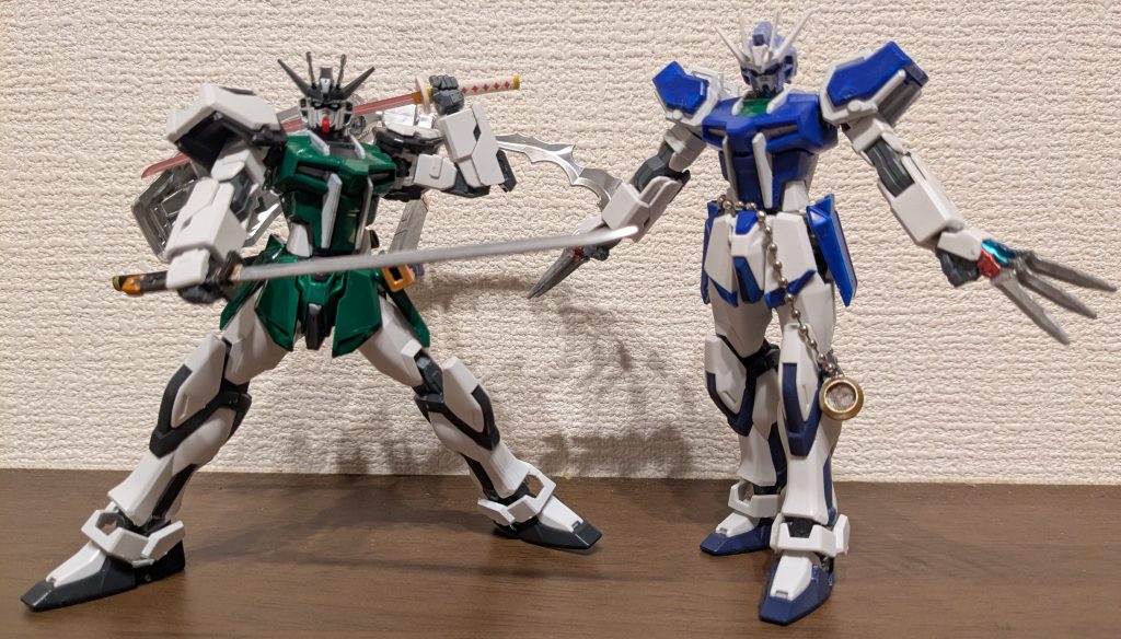 オマケに、今回リクエストいただいた白玉楼の庭師と紅魔館のメイドのツーショット。同じストライクガンダムなのに、全然イメージ違う感じになりました!面白いですね〜笑以上、魂魄妖夢専用ストライクガンダムでした。ご覧いただき、ありがとうございました!!