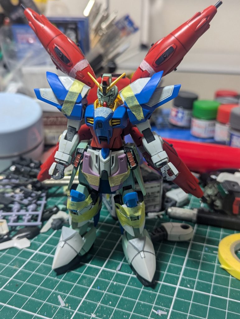 ベースをドレッドノートでフォビドゥンを利用してカスタムした仮組みです。