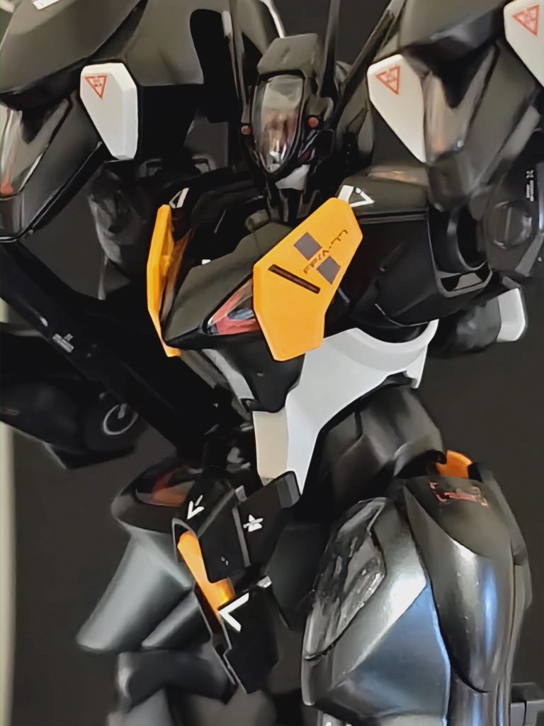 口元のガードマスク？は黒にしました。