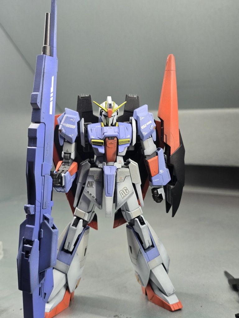 バスターランチャーはもう少し濃いめに塗っても良かったかも？