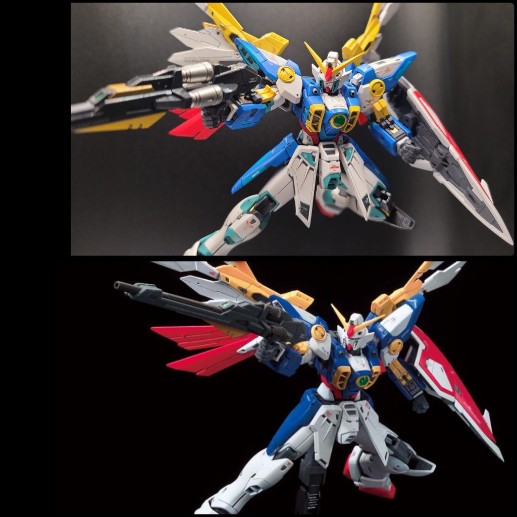 同じポーズって本当に難しいとつくづく思う1枚👀この度もCRAFTAさんのウイングガンダムを参考にさせて頂きました。とても楽しく、ワクワクしながら作れました。ありがとうございました。そして見て頂いた方々、本当にありがとうございました!