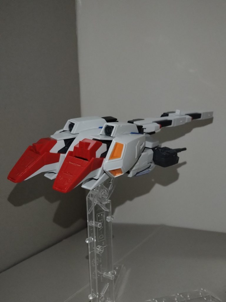 初華「これは···Zガンダムの脚!?」インパルスの腰部に、Zガンダムの脚。サイドアーマーはなくなり、短砲身のキャノン砲のようなものに置き換わっている。こころ「股関節のポリキャップの勘合がインパルスとZガンダム203(REVIVE版)とで同じだということを利用したものでな」シャーリー「これにより宇宙世紀のサイコミュ技術をも取り込んだ。バイオセンサー、というものだそうだ」初華「他はZZとジ・オにしか搭載されていないシロモノでしたね」