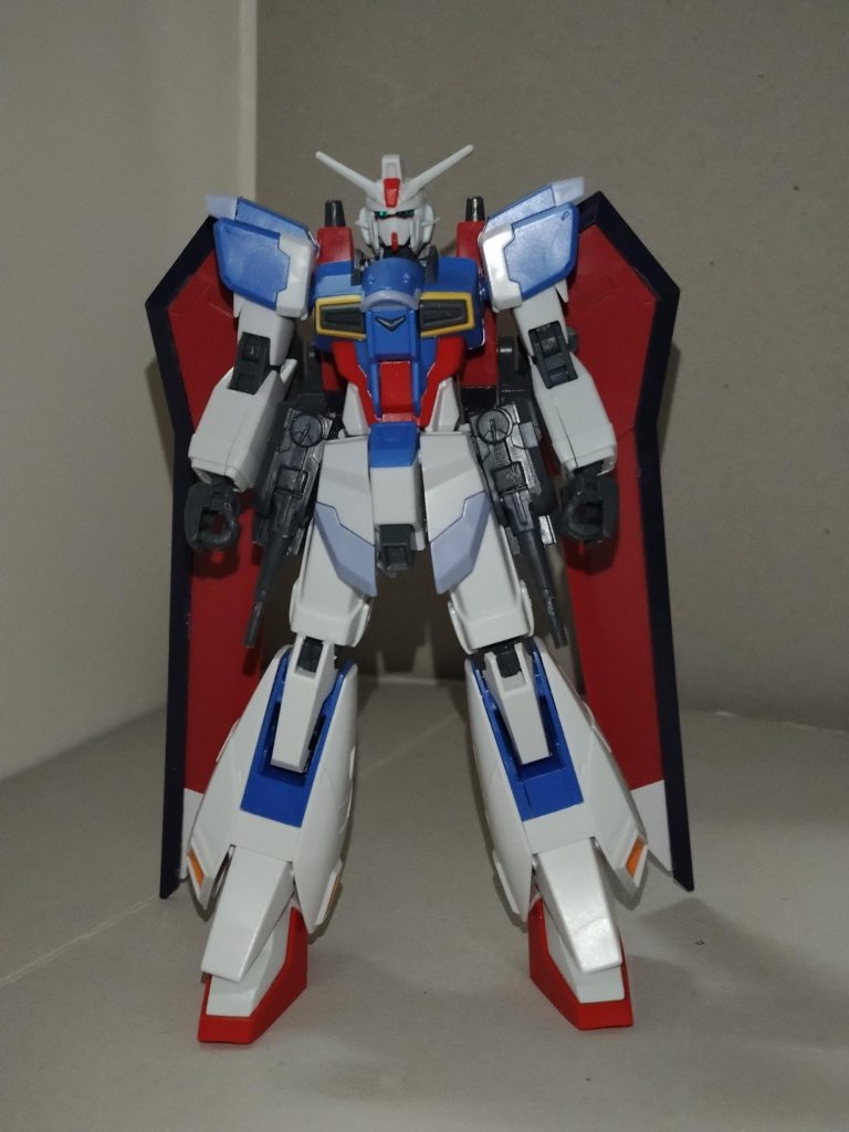 【概要】ZGMF-X564T / バルカローレハローハッピーワールドを率いるボーカル担当・弦巻こころが、インパルス改造にて制作したガンプラ。改造前の機体ではアフターコロニーの技術が組み込まれていたが、改造後は是正され、可変機構を維持しながらも、宇宙世紀のサイコミュ技術が組み込まれた。
